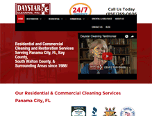 Tablet Screenshot of daystarcleaning.com